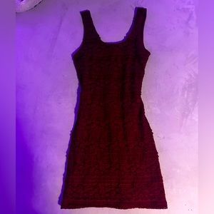 Laced mini dress